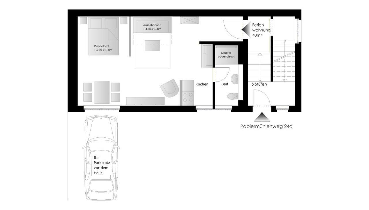 Apartment Papiermühle24 Erfurt Exterior foto